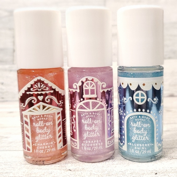 Bath & Body Works Bath Rollon Body Glitter Fragrance Set Poshmark